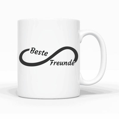 3 Besties stehend - Personalisierbare Tasse