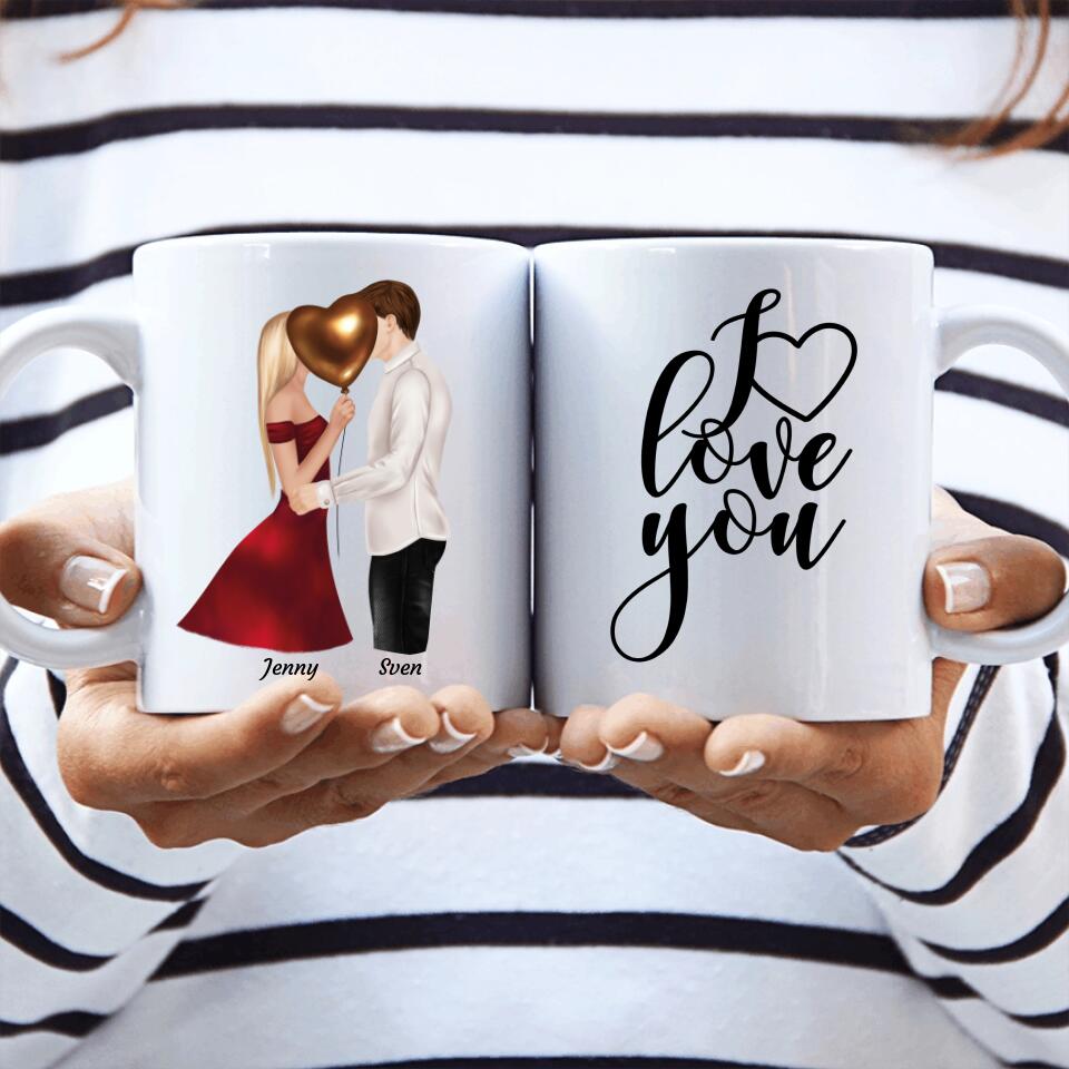 Liebespaar - Personalisierbare Tasse - wefriends