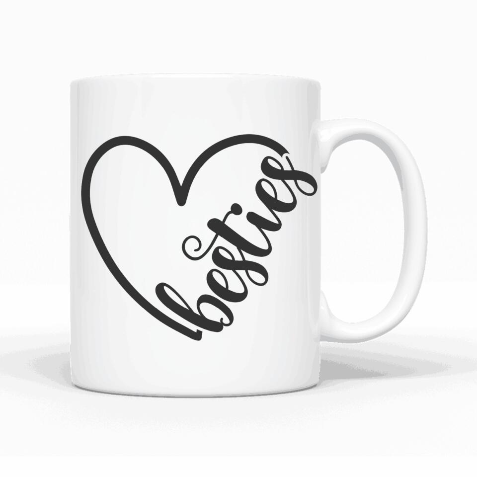 Besties unterm Baum - Personalisierbare Tasse