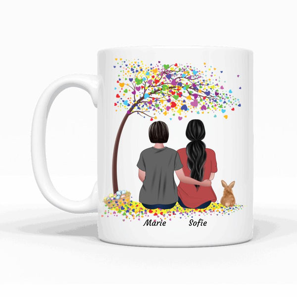 Besties unterm Baum (Limitierte Oster Edition) - Personalisierbare Tasse