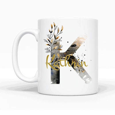 Design Edition schwarz transparent (beidseitig) - Personalisierbare Tasse