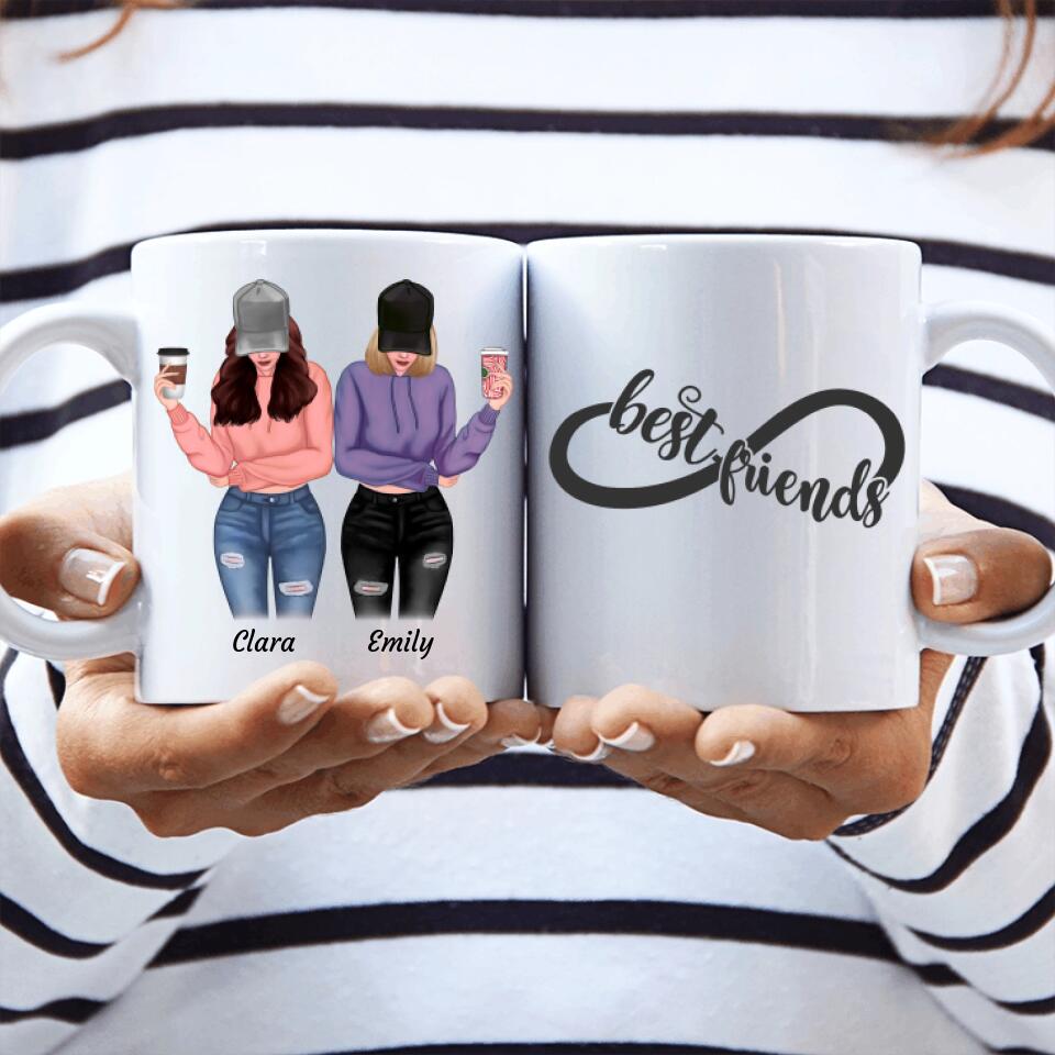 Pulli Besties - Personalisierbare Tasse - wefriends