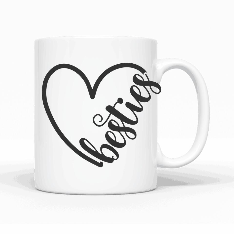 Sassy Besties - Personalisierbare Tasse