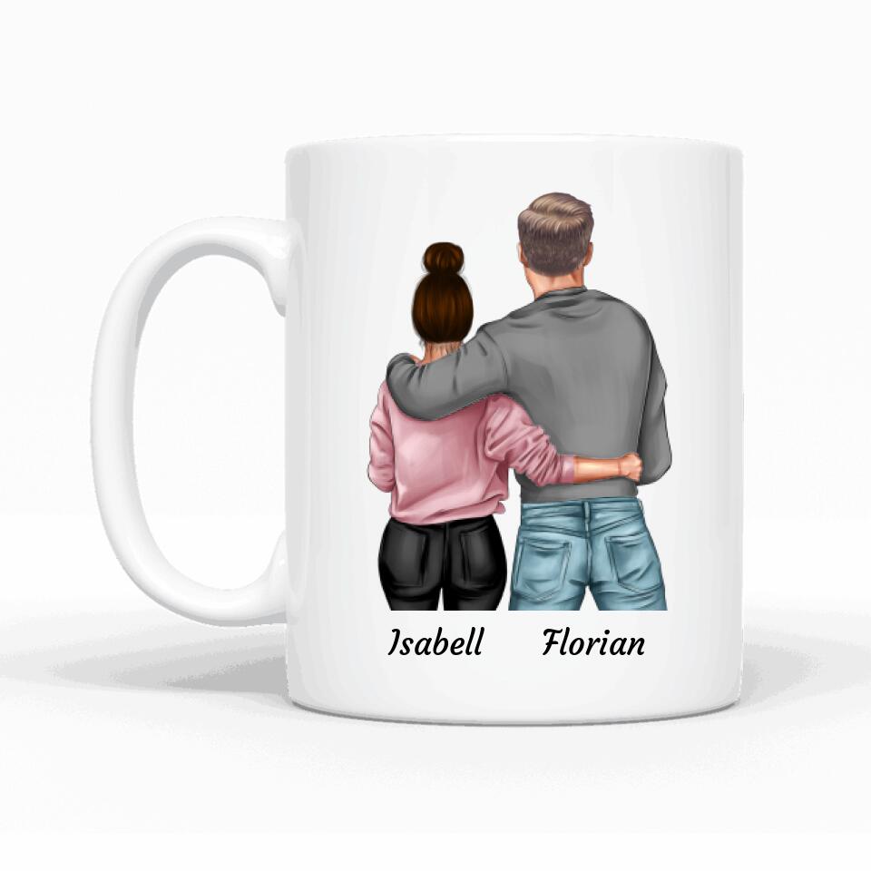 Queen und King - Personalisierbare Tasse