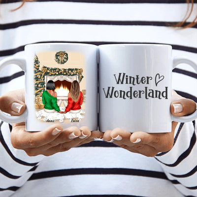 Cozy Besties (Limitierte Weihnachtsedition) - Personalisierbare Tasse