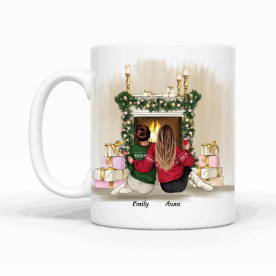 Weihnachtsbesties (Limitierte Edition) -Personalisierbare Tasse