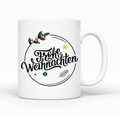 Mutter und Tochter Weihnachten (Limitierte Edition) - Personalisierbare Tasse