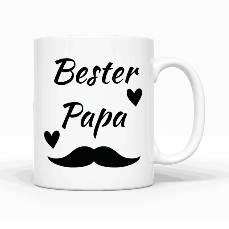 Vater und Tochter weihnachtlich (Limitierte Edition) - Personalisierbare Tasse (kein Set)