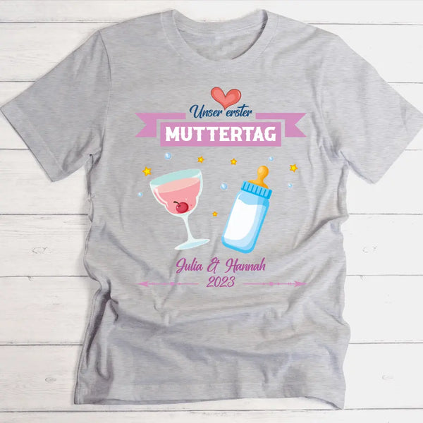 Erster Muttertag - Personalisierbares T-Shirt