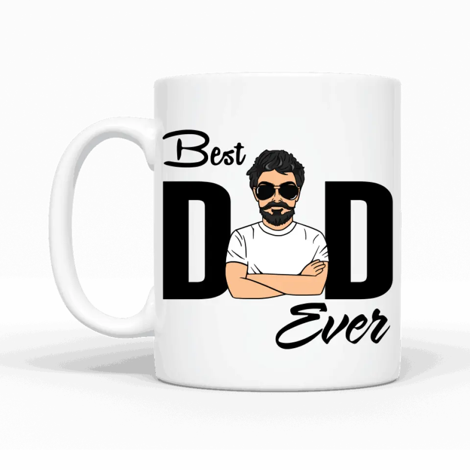 Best Dad - Personalisierbare Tasse - wefriends