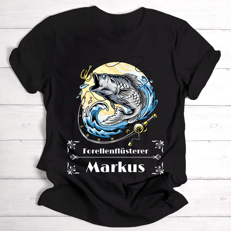 Man vs Fish - Personalisierbares T-Shirt