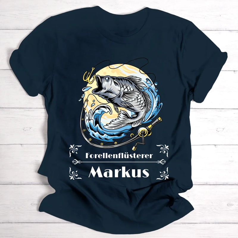 Man vs Fish - Personalisierbares T-Shirt