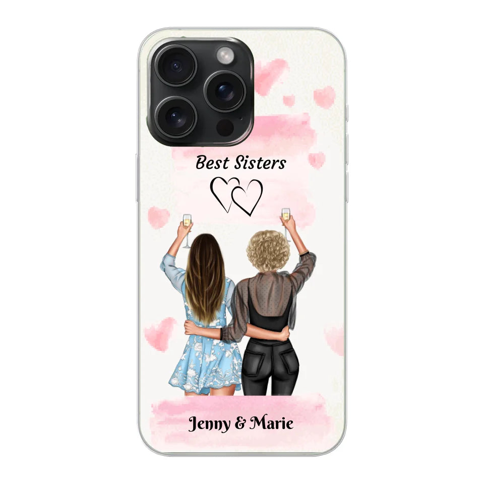 Besties Brushed - Personalisierbare Handyhülle - wefriends