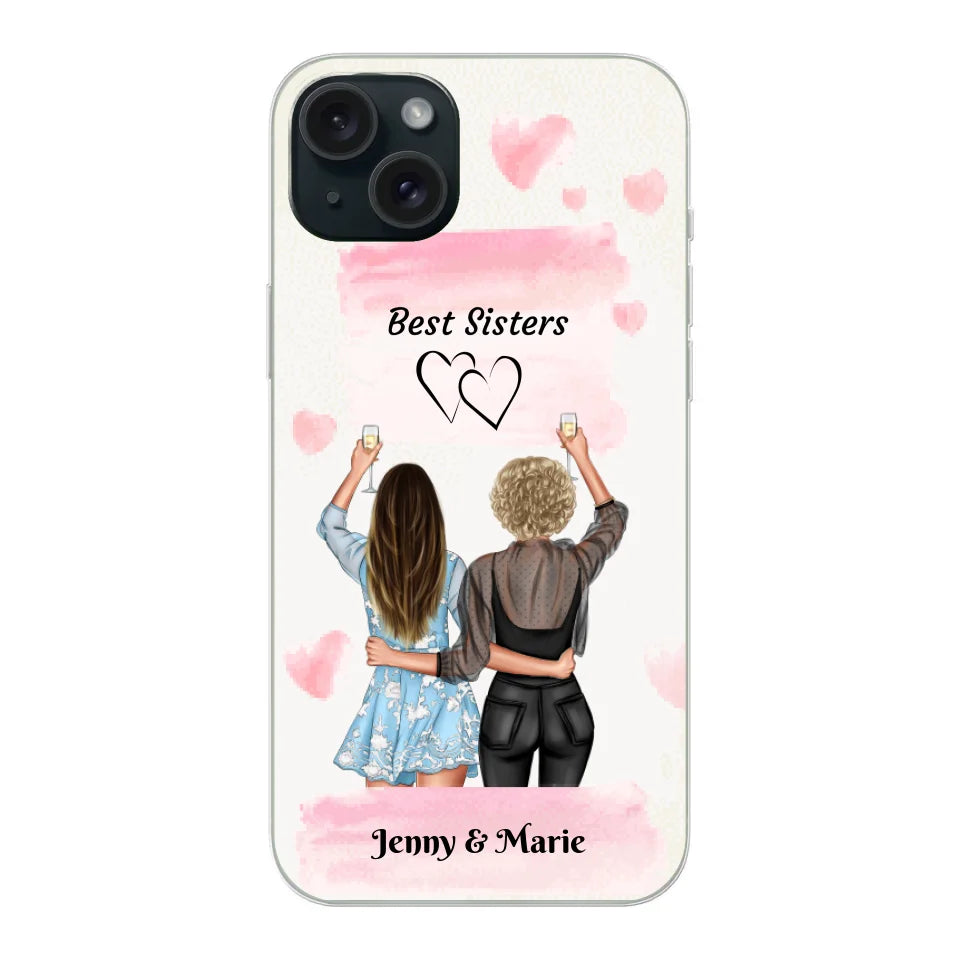 Besties Brushed - Personalisierbare Handyhülle - wefriends