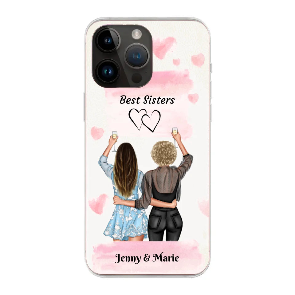 Besties Brushed - Personalisierbare Handyhülle - wefriends