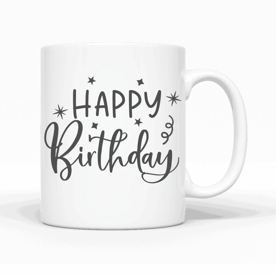 Festive Girl - Personalisierbare Tasse