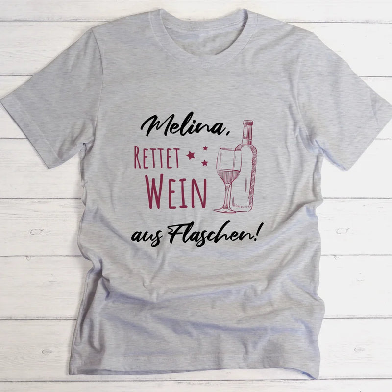 Weinretter - Personalisierbares T-Shirt