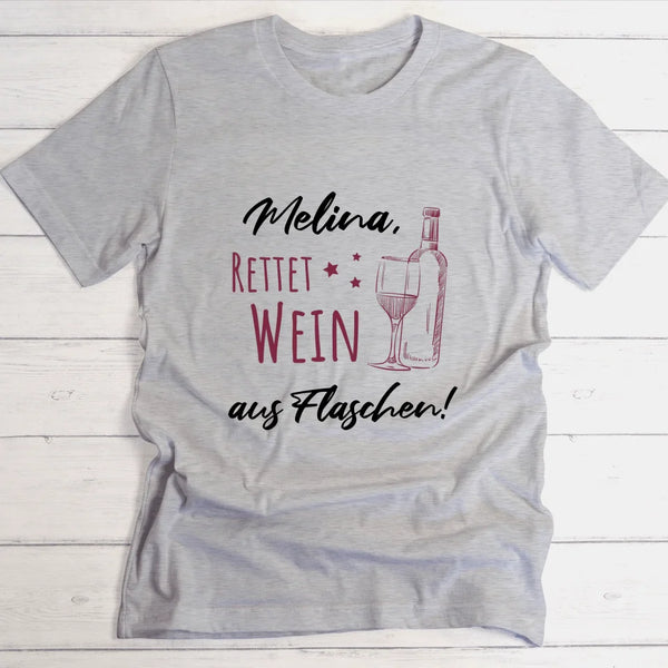 Weinretter - Personalisierbares T-Shirt