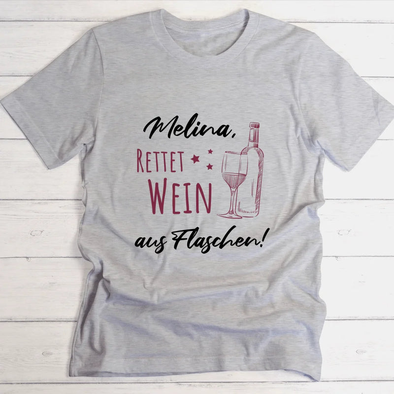 Weinretter - Personalisierbares T-Shirt