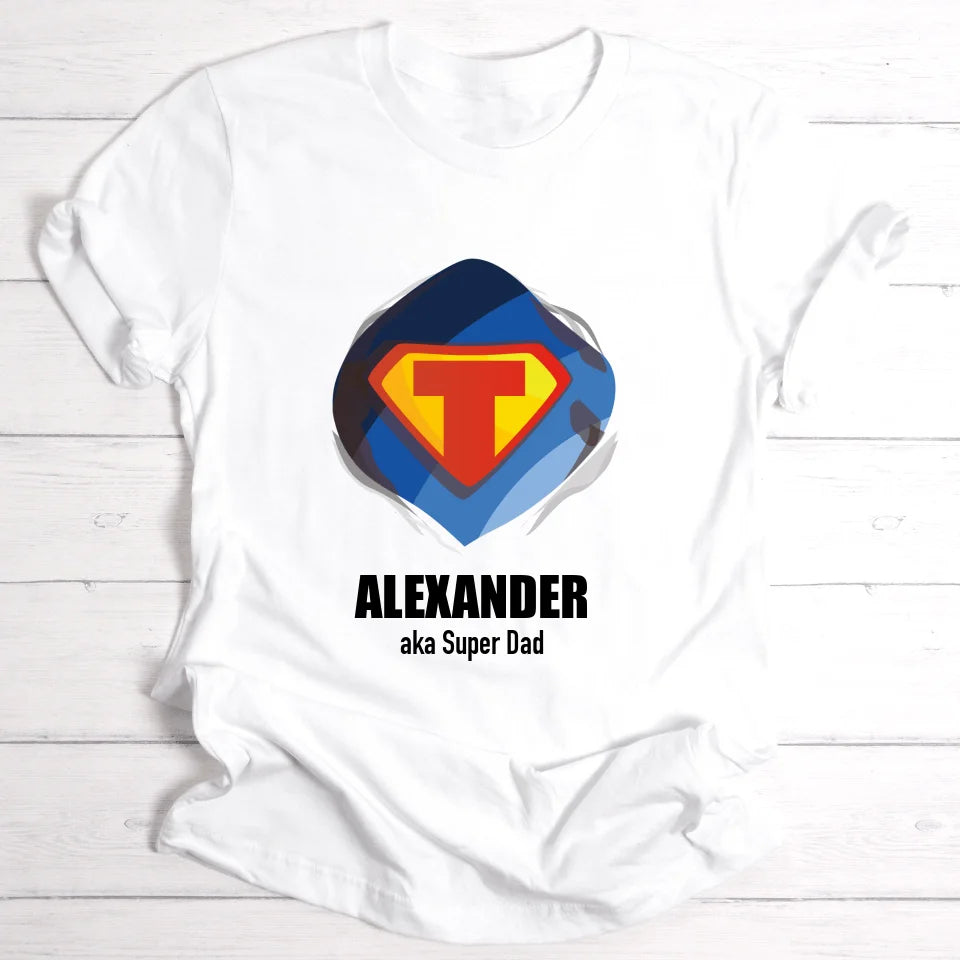 Supermom / Superdad - Personalisierbares T-Shirt