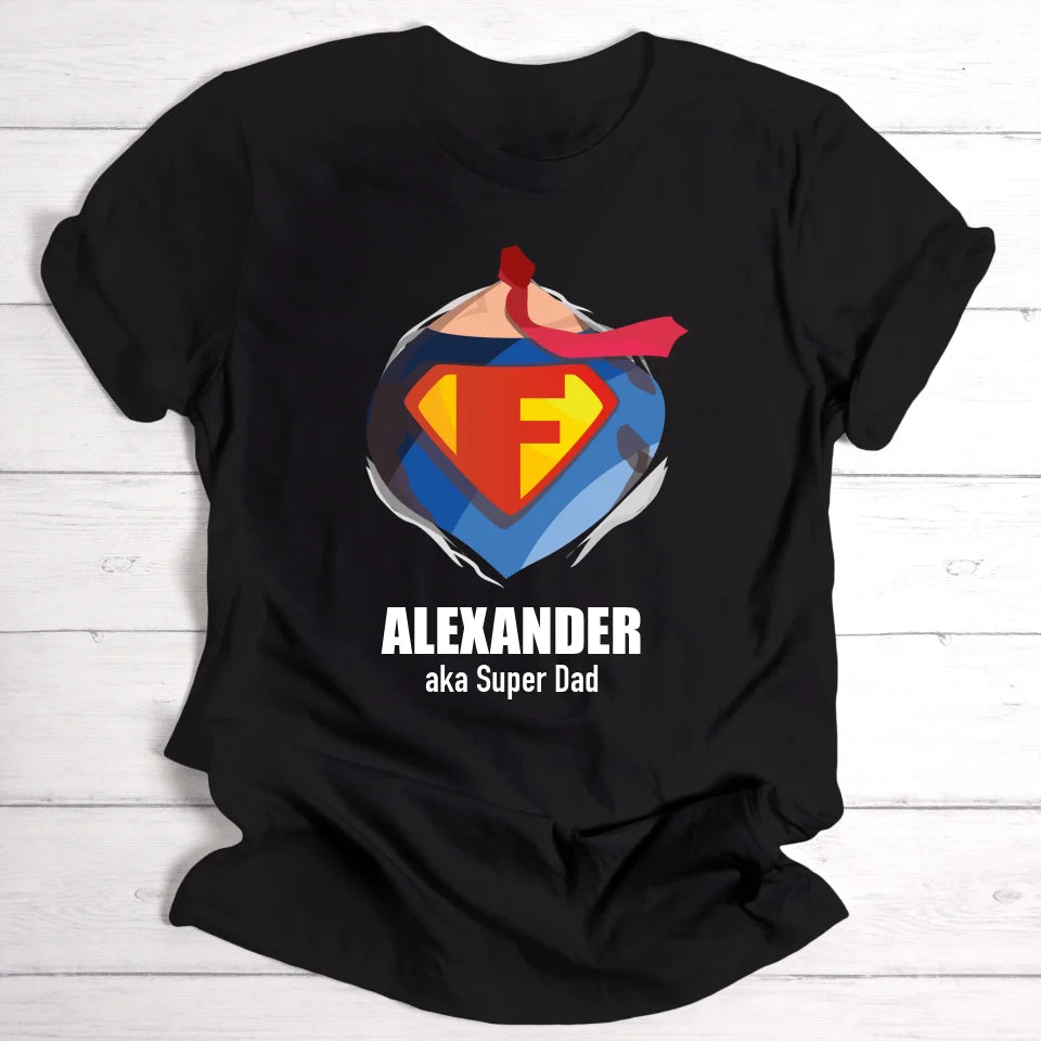 Supermom / Superdad - Personalisierbares T-Shirt