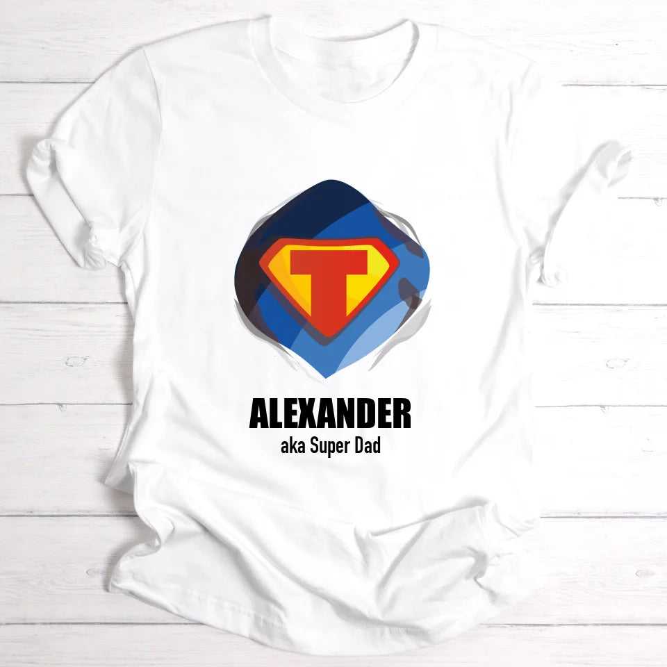 Supermom / Superdad - Personalisierbares T-Shirt