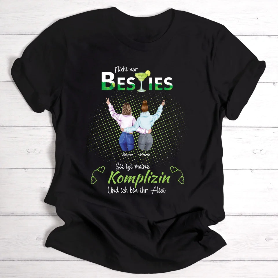 Komplizin Peace Besties - Personalisierbares T-Shirt - wefriends