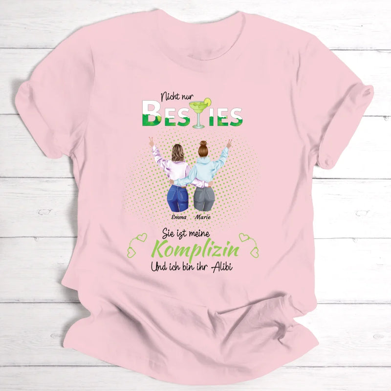 Komplizin Peace Besties - Personalisierbares T-Shirt