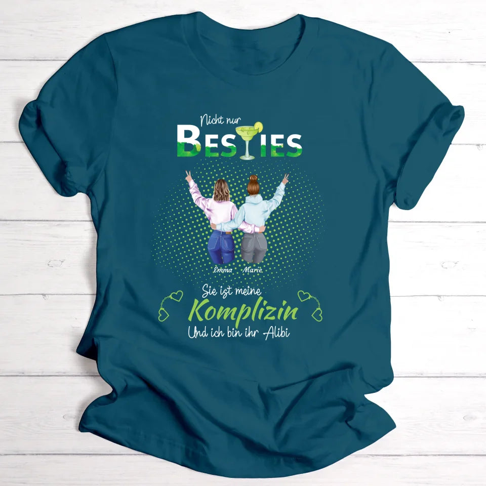 Komplizin Peace Besties - Personalisierbares T-Shirt - wefriends