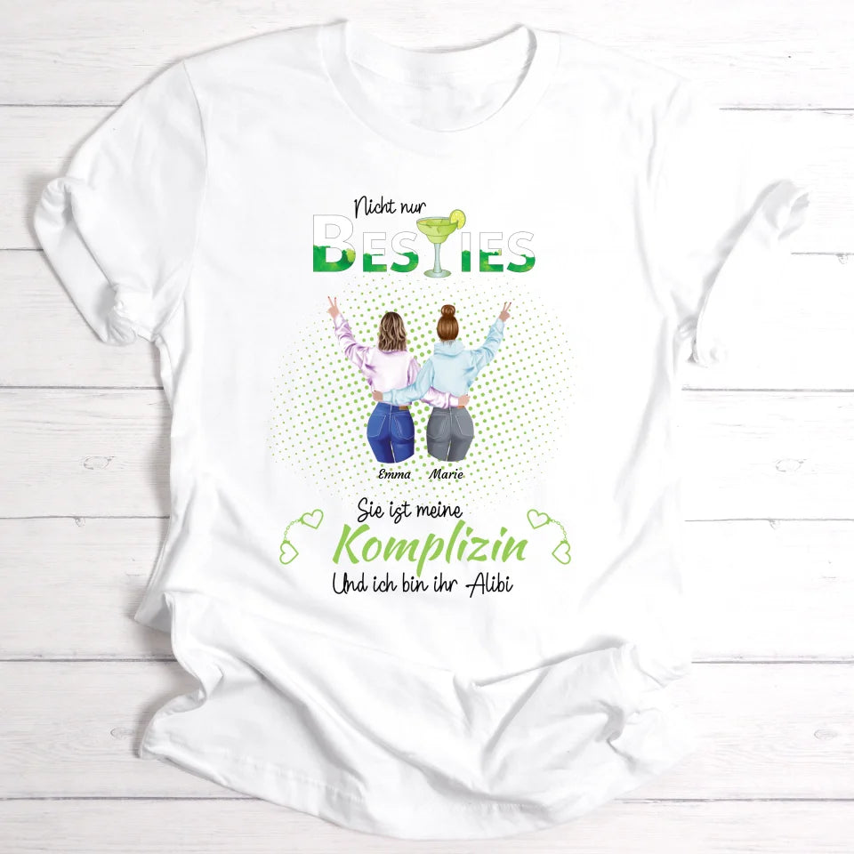 Komplizin Peace Besties - Personalisierbares T-Shirt - wefriends