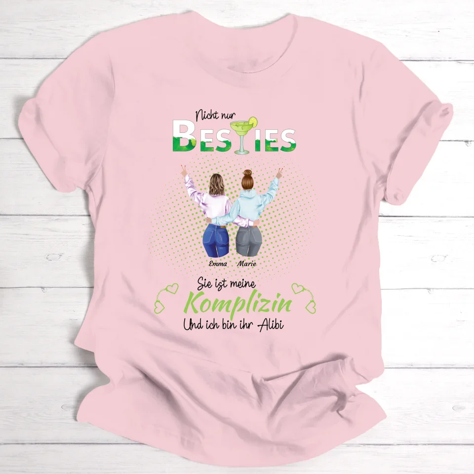 Komplizin Peace Besties - Personalisierbares T-Shirt - wefriends