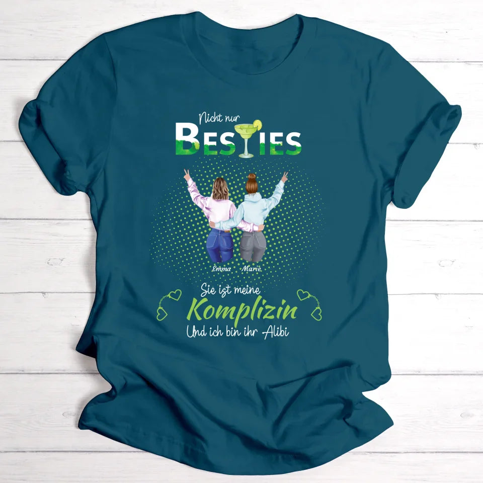 Komplizin Peace Besties - Personalisierbares T-Shirt - wefriends