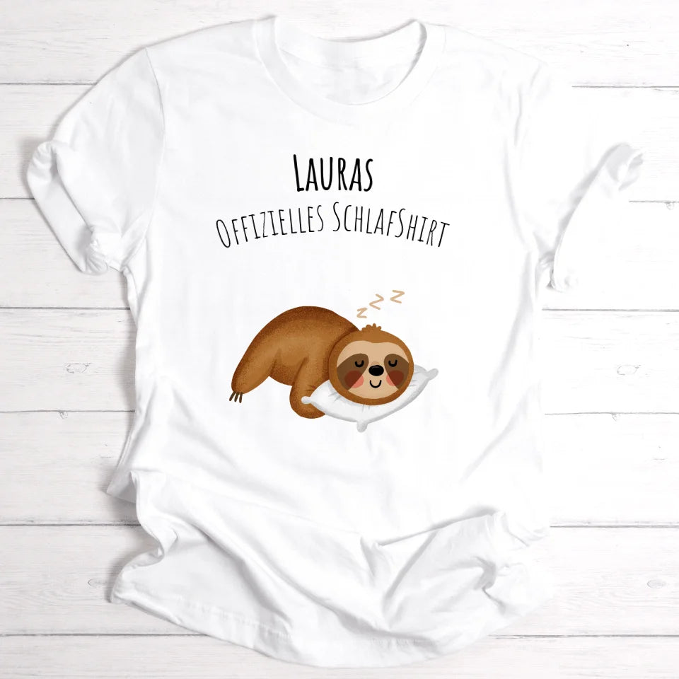 Offizielles Schlafshirt - Personalisierbares T-Shirt - wefriends