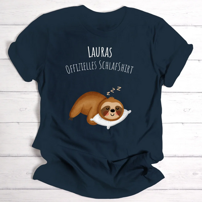 Offizielles Schlafshirt - Personalisierbares T-Shirt