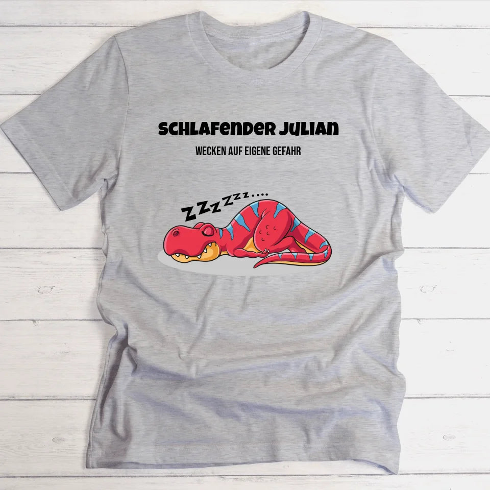 Schlafender Julian - Personalisierbares T-Shirt