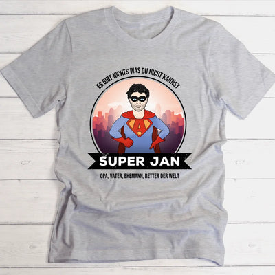 Super-Mann - Personalisierbares T-Shirt