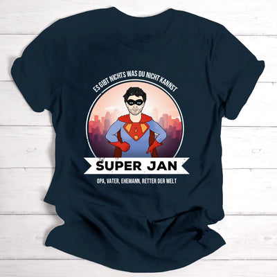 Super-Mann - Personalisierbares T-Shirt