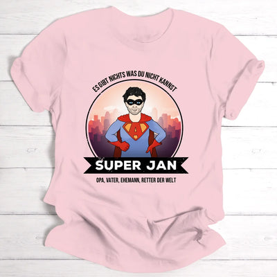 Super-Mann - Personalisierbares T-Shirt