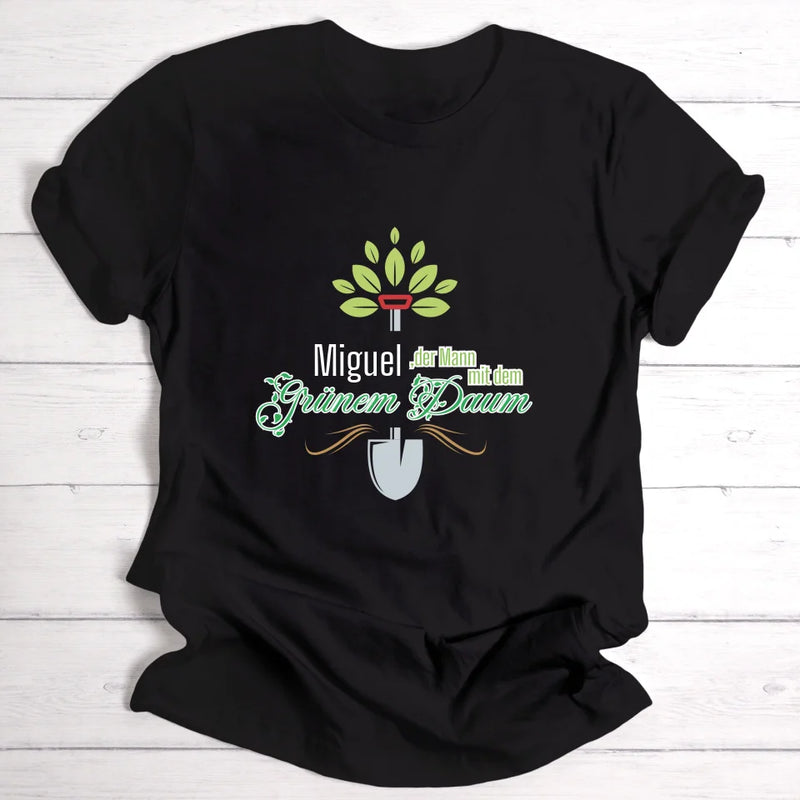 Grüner Daumen - Personalisierbares T-Shirt