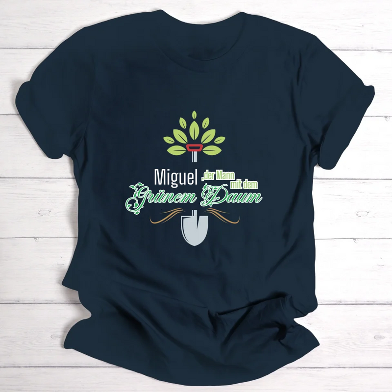 Grüner Daumen - Personalisierbares T-Shirt