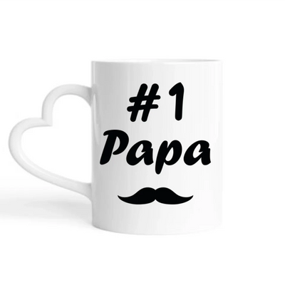 Papa / Opa Herzballons - Personalisierbare Tasse