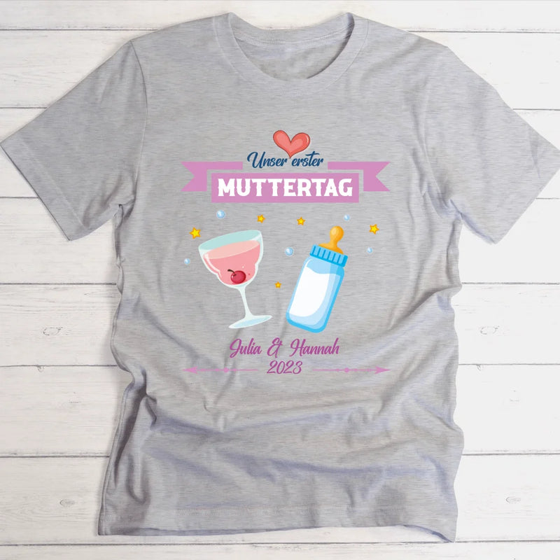 Erster Muttertag - Personalisierbares T-Shirt