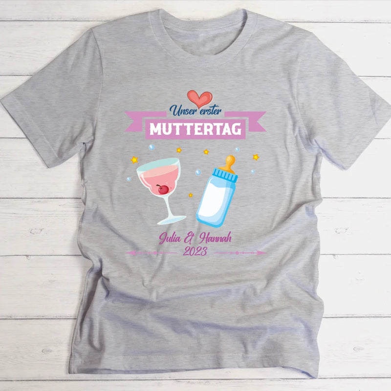 Erster Muttertag - Personalisierbares T-Shirt