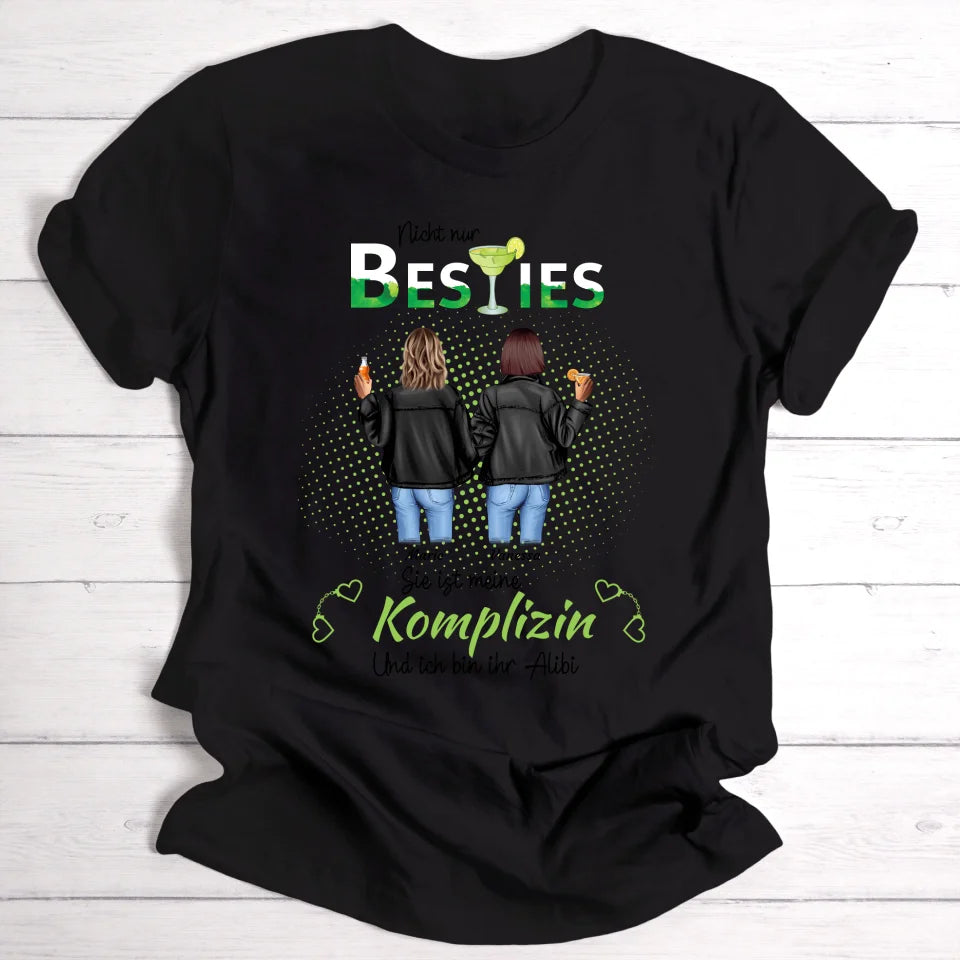 Drink Besties Komplizin - Personalisierbares T-Shirt