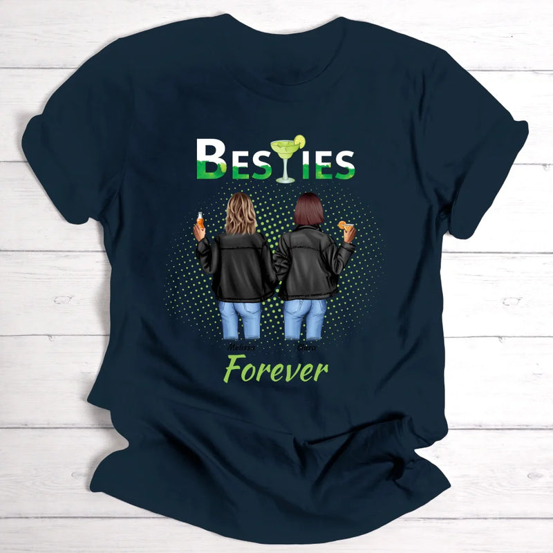 Drink Besties Forever - Personalisierbares T-Shirt