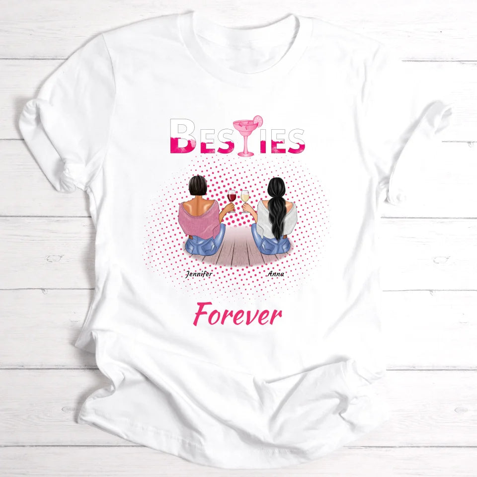 Besties Forever - Personalisierbares T-Shirt - wefriends