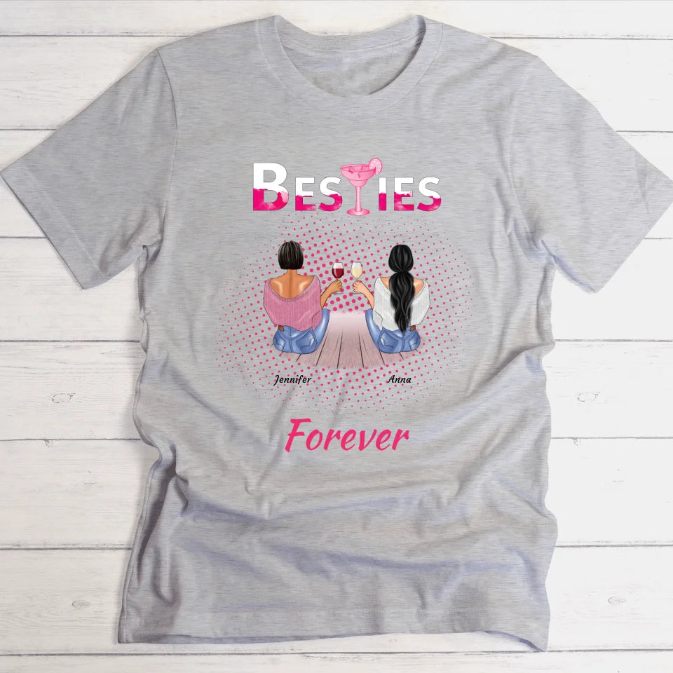 Besties Forever - Personalisierbares T-Shirt - wefriends