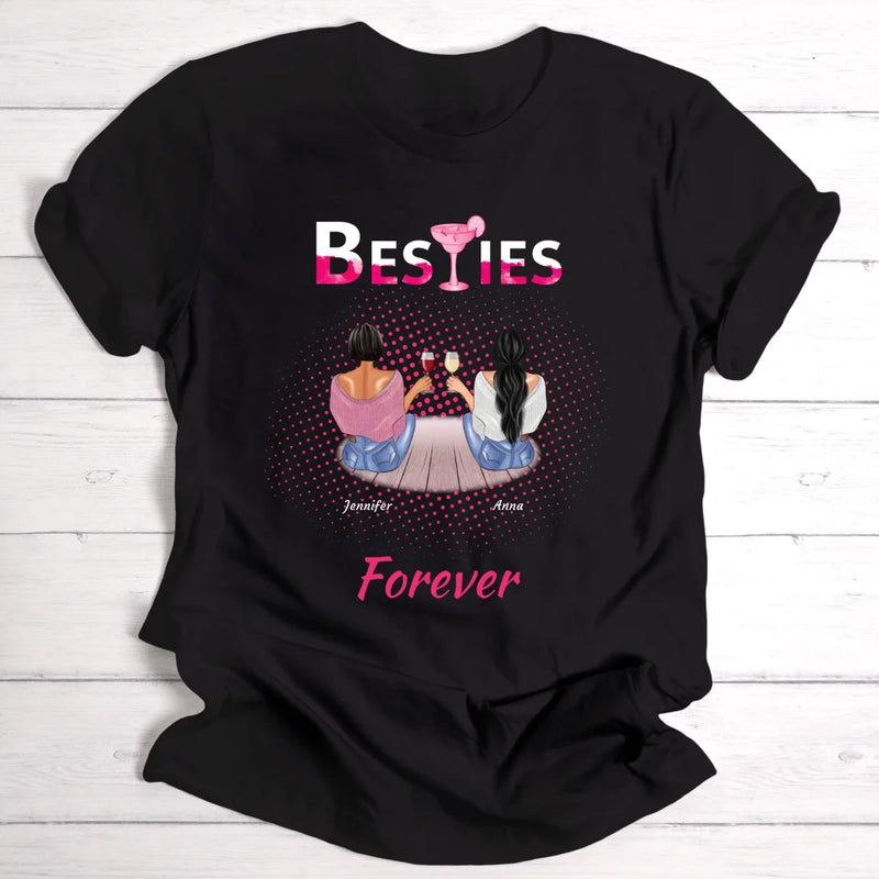 Besties Forever - Personalisierbares T-Shirt