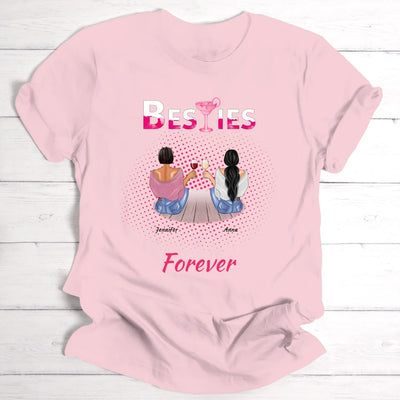 Besties Forever - Personalisierbares T-Shirt