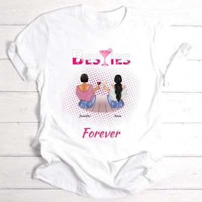 Besties Forever - Personalisierbares T-Shirt